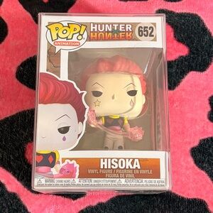 Funko Hisoka Pop! Vinyl Figure with Red and Pink Accents